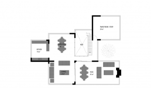 First Floor Plan : Villa Makumbi