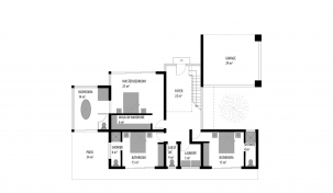 Ground Floor Plan : Villa Makumbi